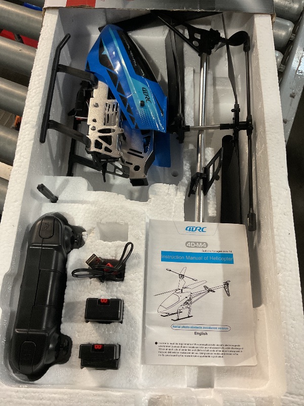 Photo 1 of (Non refundable)(parts omly)SREJNGL Large 72CM 4K Dual Camera Remote Control Helicopter, Alloy Drop-Proof RC Helicopter with Colored LED Light, Night Sky Flight Gifts for Teens, Boys and Girls