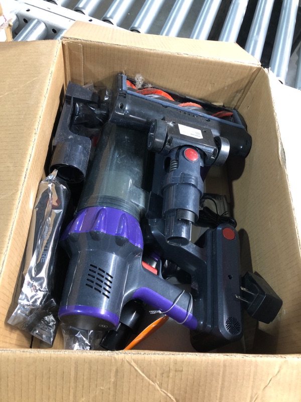 Photo 1 of ***(HEAVILY USED/ DIRTY)***
Cordless Vacuum Cleaner, 2 Batteries 110 Mins Runtime Vacuum Cleaners for Home, 40KPA 450W Stick Vacuum with Brushless Motor, Automatically Adjust Suction, Handheld Vacuum for Pet Hair/Carpet/Floor