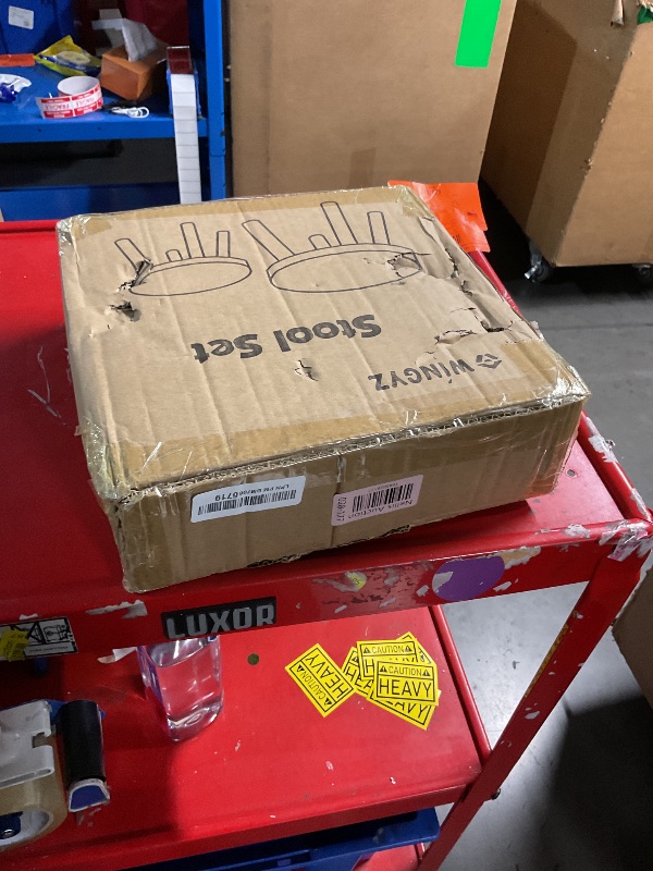 Photo 1 of ***NONREFUNDABLE**FOR PARTS ONLY**Only tops no legs ***
Wingyz Wooden Step Stools for Kids, 10 Inch Solid Kids Chairs Perfect Matched Sensory Table, Multi-Purpose Children Sitting Stool for Playroom Bathroom (Natural, 2 Pack)