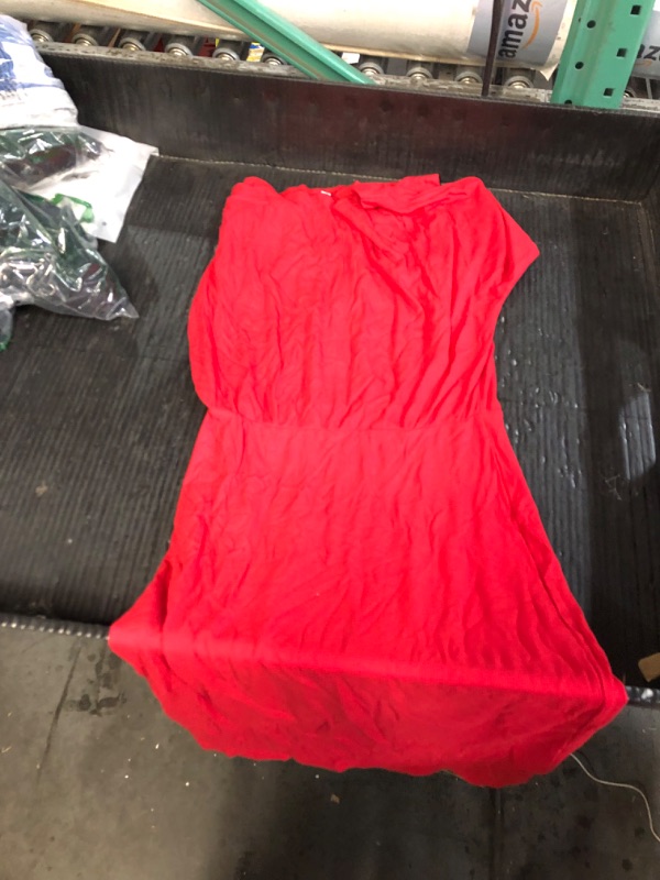 Photo 1 of ***(HEAVILY USED)***
Women's Off The Shoulder Batwing Sleeve Ribbed Knit Semi Formal Dress Casual Party Bodycon Midi Dress Red M