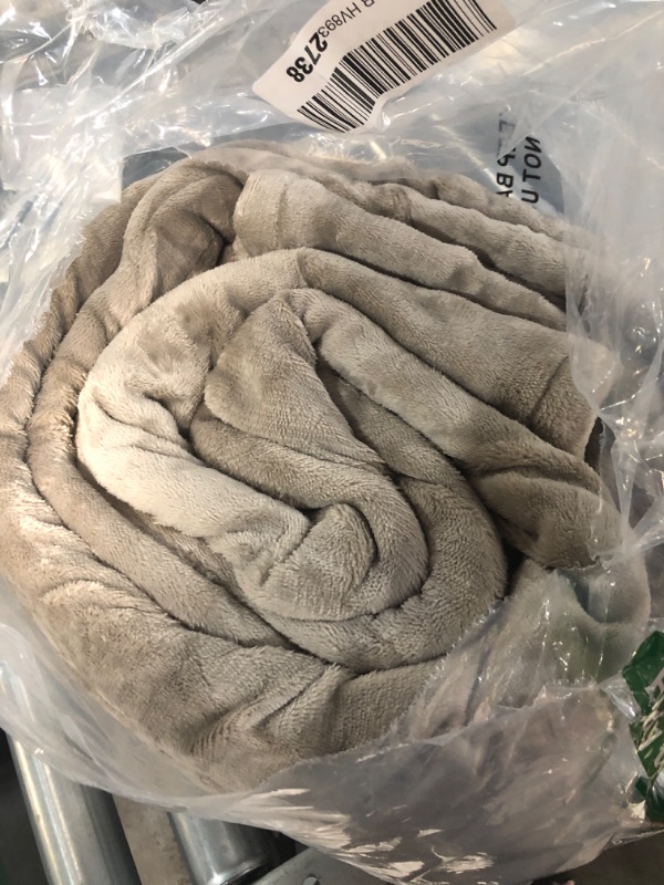 Photo 1 of  Bed Blanket Queen Size,Lightweight Soft Fuzzy Plush Blanket for Bed and Couch,Charcoal Gray,