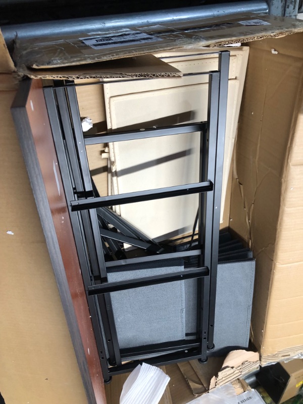 Photo 1 of ***DAMAGED - WOOD GOUGED - DRAWERS SCRATCHED - SEE PICTURES - LIKELY MISSING PARTS***
WLIVE Fabric Dresser for Bedroom, 6 Drawer Double Dresser, Storage Tower with Fabric Bins, Chest of Drawers for Closet, Living Room, Hallway, Dark Grey
