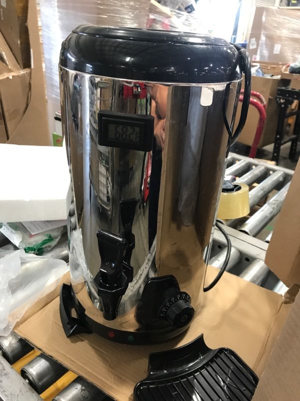 Photo 1 of *** its Silver and pink***KWS WB-30 19.5L/83Cups Commercial Heat Insulated Water Boiler and Warmer Stainless Steel (Pink)*** its Silver and pink***