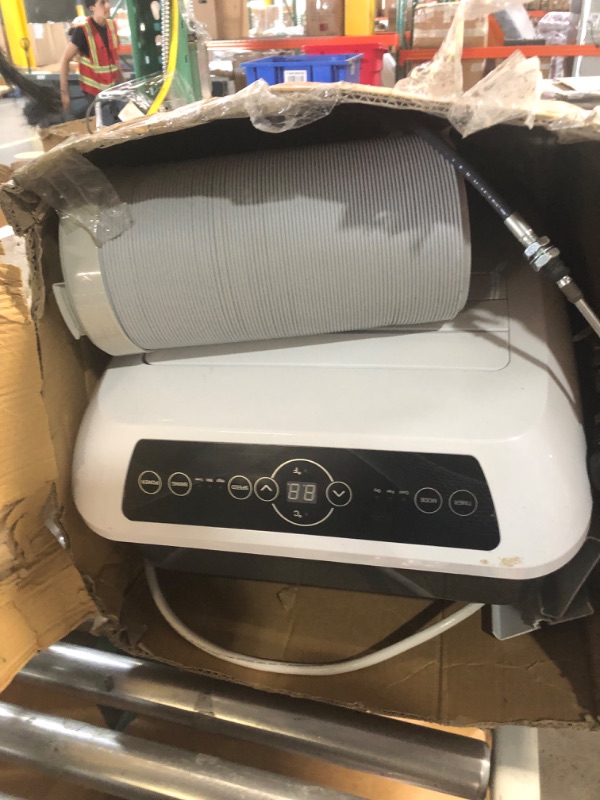 Photo 1 of (No refunds)(parts only)SereneLife Small Air Conditioner Portable 10,000 BTU with Built-in Dehumidifier - Portable AC unit for rooms up to 450 sq ft - Remote Control, Window Mount Exhaust Kit
