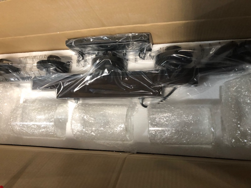 Photo 1 of (Used)Dining Room Light Fixture/Chandelier Over Table,5-Light Kitchen Island Lighting Hanging for Farmhouse Linear Chandeliers Matte 