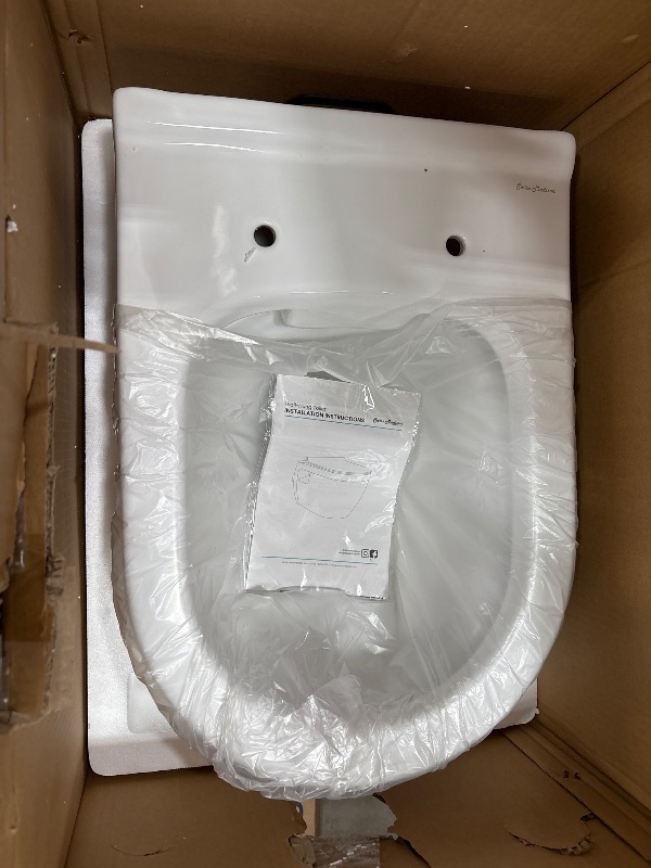 Photo 1 of **ONLY THE BOWL AND LID**Swiss Madison Well Made Forever SM-WK450-01C - Ivy Wall Hung Elongated Toilet Bundle, Glossy White