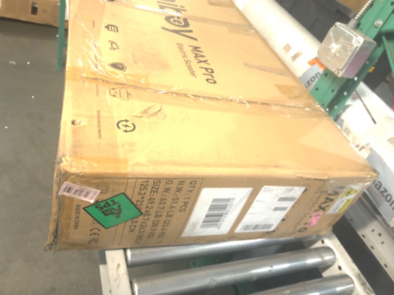 Photo 1 of ***MISSING HARDWARE & CHARGING- NON REFUNDABLLE FINAL SALE*** Hiboy MAX Pro Electric Scooter, 46.6 Mi Long Range, 22 MPH Power by 650W MAX Motor, 11'' Pneumatic Tires, Split Hub Design, Dual Suspension, 265lbs MAX Load, Commuting Electric Scooter for Adul