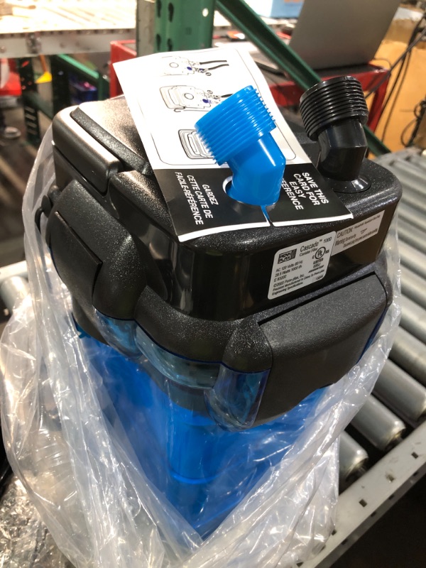 Photo 1 of (used)Penn-Plax Cascade All-in-One Aquarium Canister Filter – for Tanks Up to 100 Gallons (265 GPH) – Cascade 1000