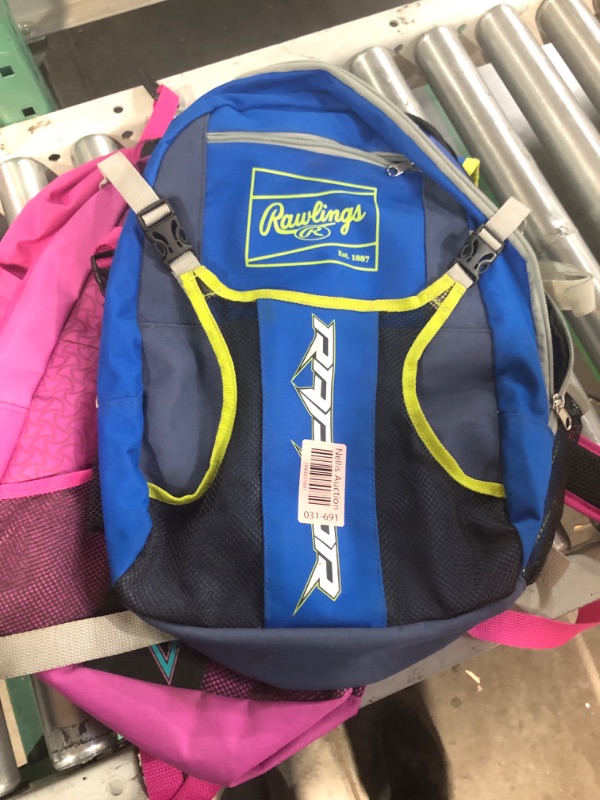 Photo 1 of **** missing the bat***Rawlings Youth Raptor Backpack