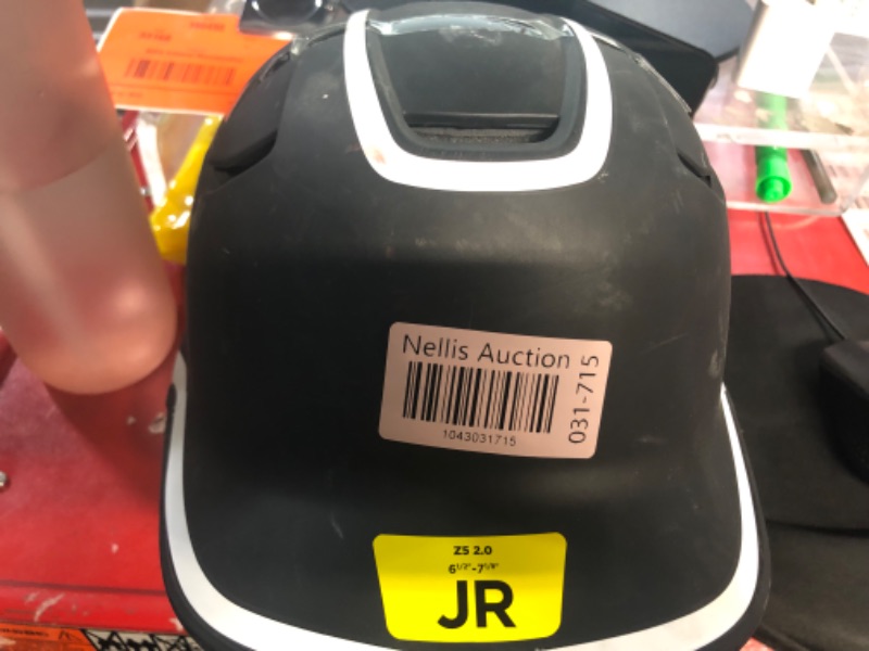 Photo 1 of **** scratched up a little****Easton | Z5 2.0 Batting Helmet | Baseball | Junior (6 1/2" - 7 1/8") | Matte Two-Tone Black/White