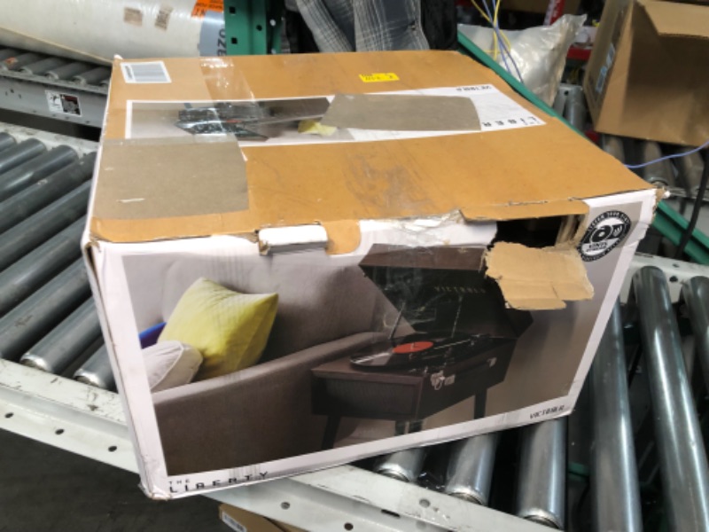 Photo 1 of ***FINAL SALE/PARTS ONLY*** Victrola VTA-75-ESP Liberty 5-in-1 Turntable Music EntertainmentCenter with Bluetooth Wireless FM Radio USB Recorder Wood (Espresso)