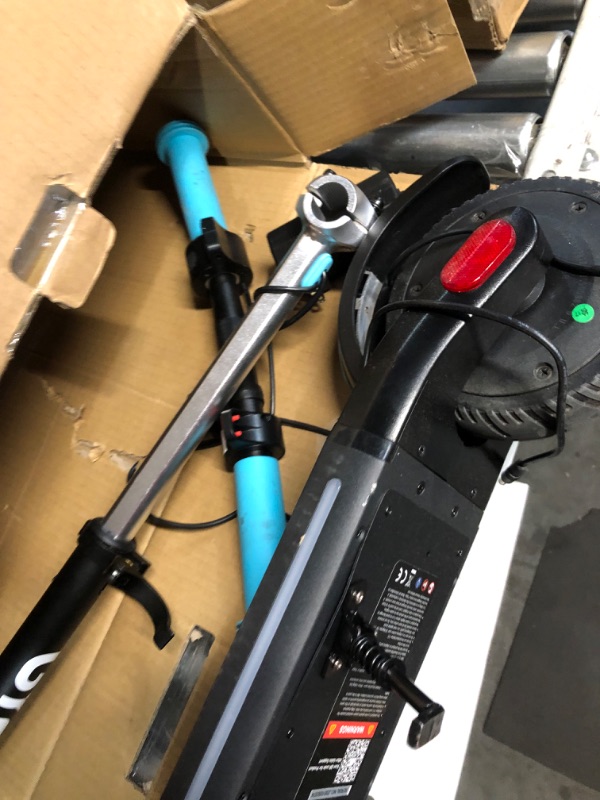 Photo 1 of ***DAMAGED - DOESN'T POWER ON - SEE COMMENTS***
Gyroor H40 Kids Electric Scooter with 180W Motor & LED Visible Display, 10 Mph, Colorful Lights, Adjustable Speed and Height, Electric Scooter for Kids Ages 8-12 Ideal Gifts, H40-Blue