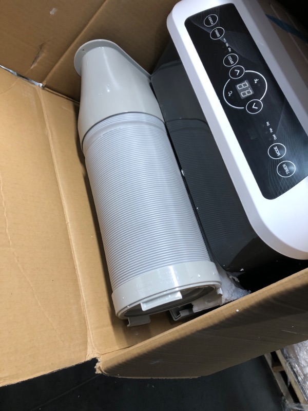 Photo 1 of SereneLife Small Air Conditioner Portable 10,000 BTU with Built-in Dehumidifier - Portable AC unit for rooms up to 450 sq ft - Remote Control, Window Mount Exhaust Kit