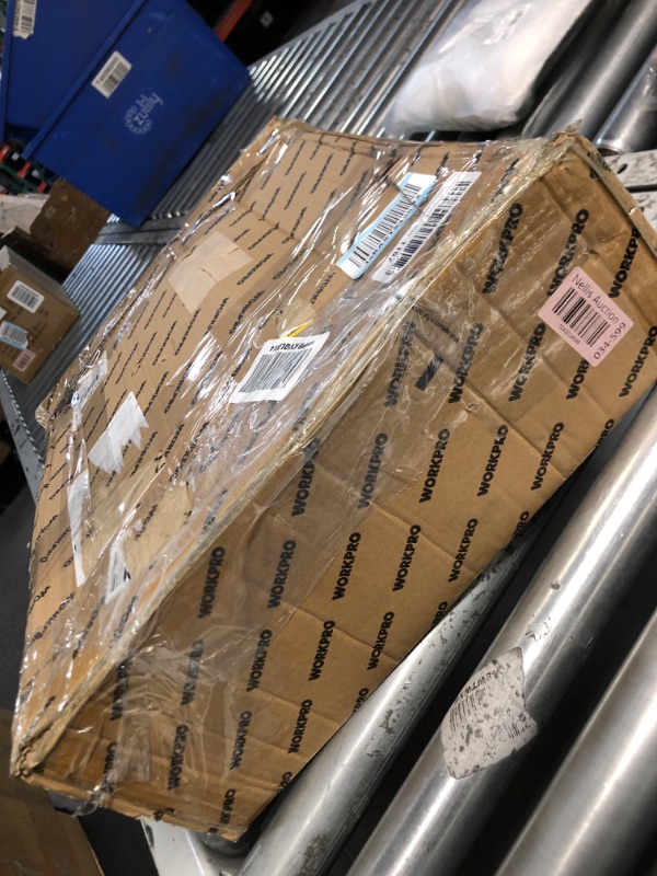 Photo 1 of ***INCOMPLETE - MISSING ALL HARDWARE AND INSTRUCTIONS - SEE PICTURES - UNABLE TO VERIFY FUNCTIONALITY***
WORKPRO Heavy Duty Adjustable Hydraulic Shop Stool,Garage Bar Stool, 29in to 33.86in, 330-Pound Capacity, Black