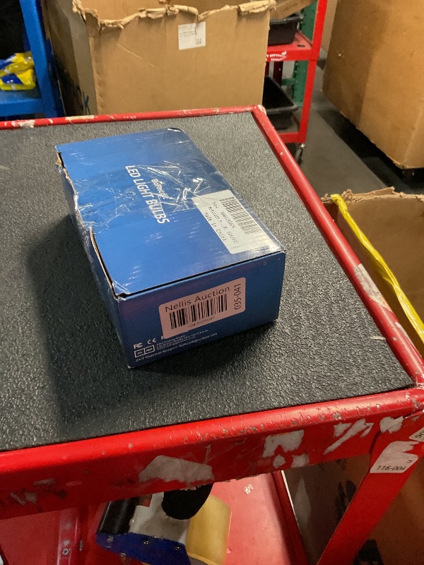 Photo 1 of BoRccdit Full Spectrum Light Bulb, 6000K Natural Sunlight Bulbs, Bright Light Bulbs 9W 60W Equivalent, Cool White Comfortable Light, A19, E26/E27 (A19, Count, 4)