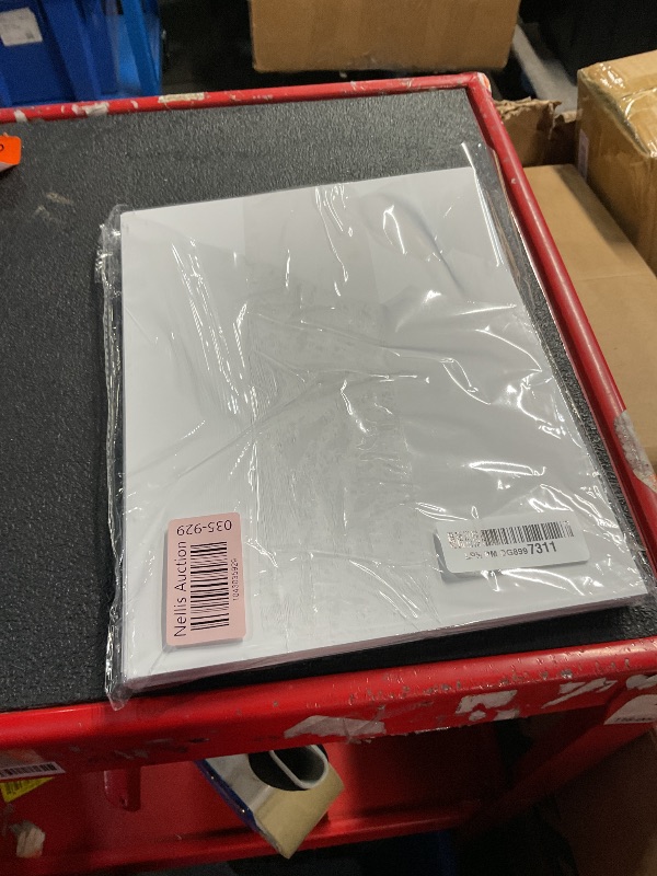 Photo 1 of Colemoly Clear Printable Vinyl Sticker Paper for Inkjet Printer-80 Transparency Sheets of 8.5’’x11’’ Self-Adhesive Decals Dry-Quick Labels Non-Waterproof Papers Tear Resistance Bright Color for DIY