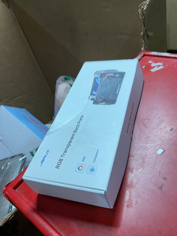 Photo 1 of JSAUX RGB Transparent Back Plate for ROG Ally (Not Compatible with ROG Ally X 2024), ROG Ally Case Accessories DIY Clear Edition Replacement Shell Compatible with ASUS ROG Ally - PC0110