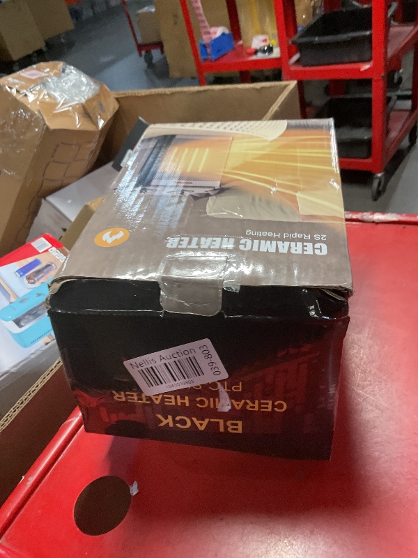 Photo 1 of 1500W Space Heater, Small Space Heater for Indoor Use, PTC Ceramic Space Heater with Thermostat, 3 Modes, Safety Quiet Heating, Multiple Protection, Portable Heater for Office Room Desk Use