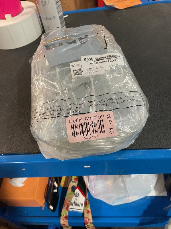 Photo 1 of LEIFIDE 50 Pcs Clear Plastic Gift Bags with Handles PVC Reusable Transparent Totes Bags for Shopping Goodie Candy School Birthday Party(5.1 x 5.9 x 2.7 Inch)