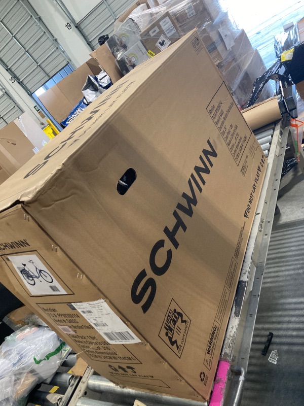 Photo 1 of Schwinn Meridian Adult Tricycle Bike, Mens and Womens Three Wheel Beach Cruiser, 24-Inch Wheels, Low Step-Through Frame, Wide Seat, Rear Folding Basket, 1-Speed, Slate Blue