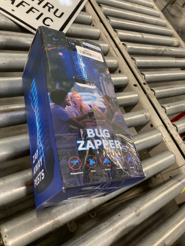 Photo 1 of Bug Zapper Outdoor, 2025 Upgraded 3 in 1 Rechargeable Bug Zapper with 5000mAh Battery & LED Night Light, 4000V Cordless Waterproof Mosquito Zapper for Outside,Patio,Backyard,Garden Black