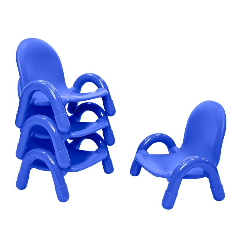 Photo 1 of 
Children’s Factory Baseline 5" Child Chair, Royal Blue, 4 Pack, Stackable Ergonomic Seating Solution for Classrooms and Homeschools