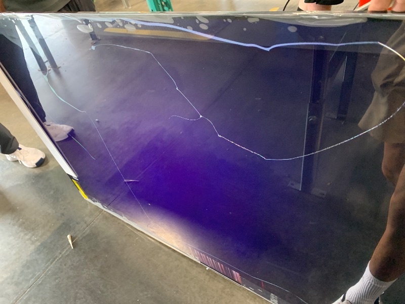 Photo 1 of **FOR PARTS ONLY MAJOR DAMAGE** TCL 75-Inch Q65 QLED 4K UHD Smart TV 