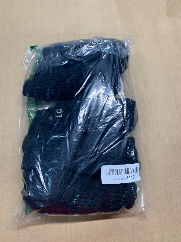 Photo 1 of ** 5 PACK**Dickies Men's Dri-tech Original Moisture Control Crew Socks Multipack, Black (6 Pairs), Shoe Size: 6-12, Pack of 6