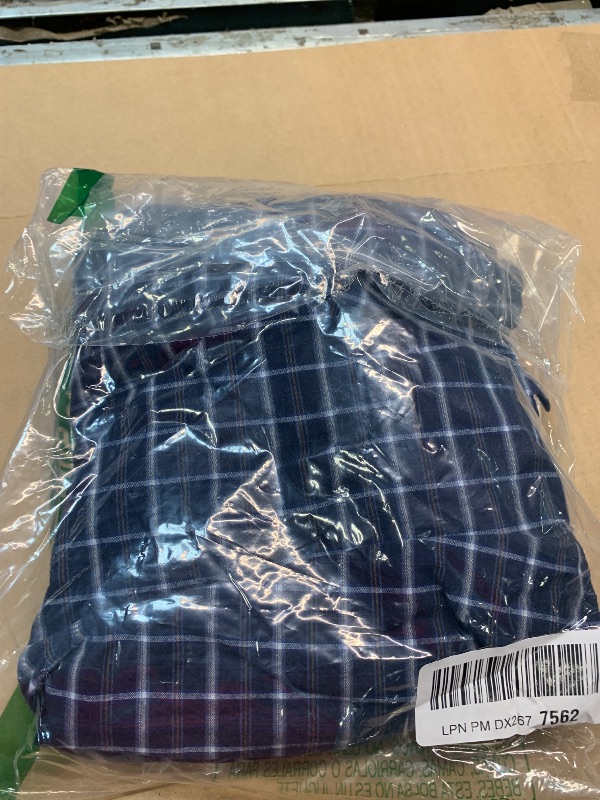 Photo 1 of **SIMILAR MODEL - DARK BLUE COLOR *** Dubinik® Mens Flannel Shirts Long Sleeve Flannel Shirt for Men Casual Button Down Brushed 100% Cotton Shirt L