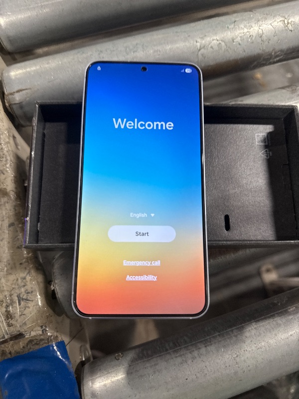 Photo 1 of **LOCKED** SAMSUNG Galaxy S25 Cell Phone, 256GB AI Smartphone, Unlocked Android, AI Camera, Fast Processor, ProScaler Display, Long Battery Life, 2025, US 1 Yr Manufacturer Warranty, Icyblue