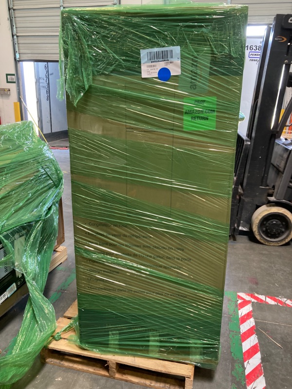 Photo 1 of **FACTORY SEEALED**West Bend Apartment Refrigerator Freestanding Dual Door Design Fridge with Top Freezer, Adjustable Electronic Control and Frost Free Defrost, for Condo, House, Small Kitchen Use, 10.1 Cu.Ft, Metallic