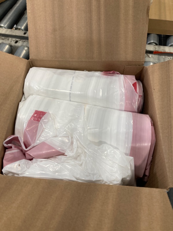 Photo 1 of **OPENED**Amazon Basics Trash Bags, Tall Kitchen Drawstring, Unscented, 13 Gallon, 200 Count, Pack of 1
