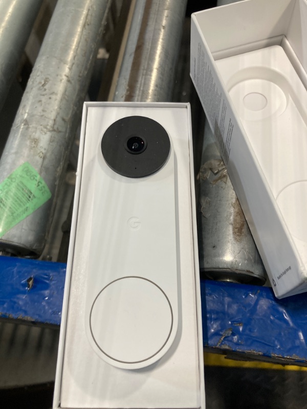 Photo 1 of **new open box**Google Nest Doorbell (Wired, 2nd Gen) - Wired Video Doorbell Camera - Doorbell Security Camera - Snow
