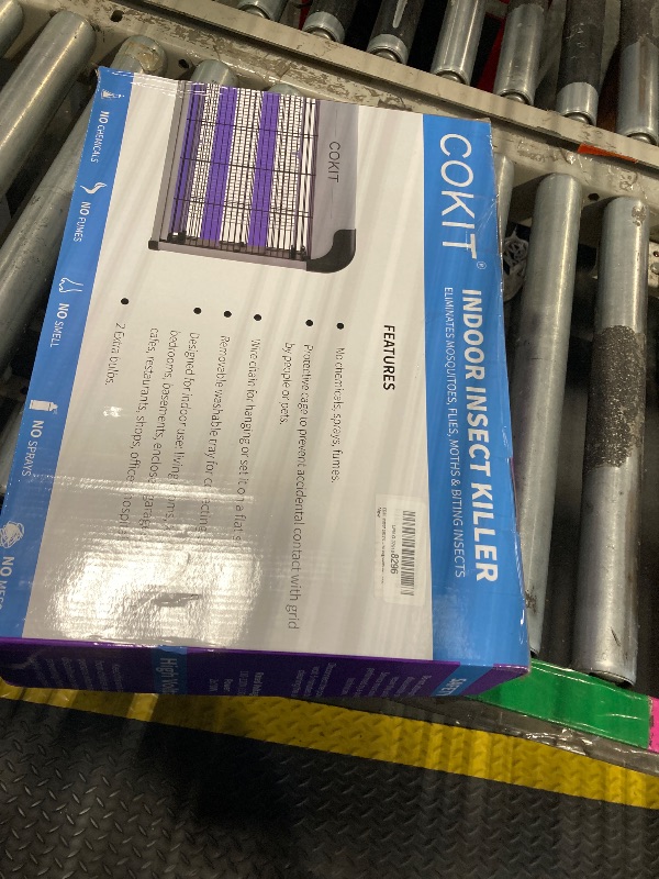 Photo 1 of [Needs new bulbs] COKIT 20W Indoor Bug Zapper and Electric Insect Killer, Fly and Mosquito Zapper for Home, Kitchen, Garage, Patio, Includes 2 Extra Replacement Bulbs (No Bug Collection Tray)