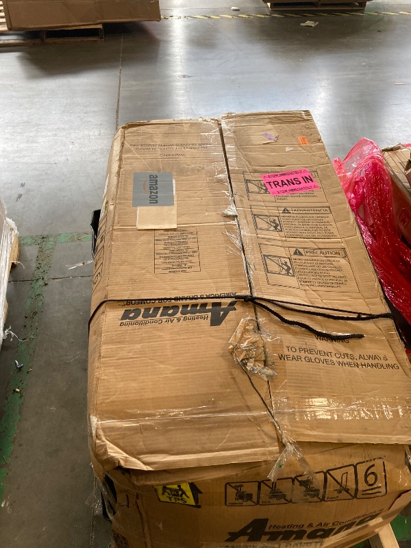Photo 1 of **will need truck or trailer for pick up-damage to coils and missing thermostat**

AMANA PTAC 16,400 BTU Air Conditioner PTC173K35AXXX with 3.5 KW Heater White