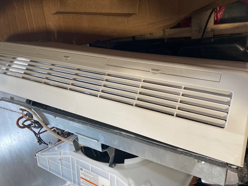 Photo 1 of **will need truck or trailer for pick up-damage to coils and missing thermostat**

AMANA PTAC 16,400 BTU Air Conditioner PTC173K35AXXX with 3.5 KW Heater White