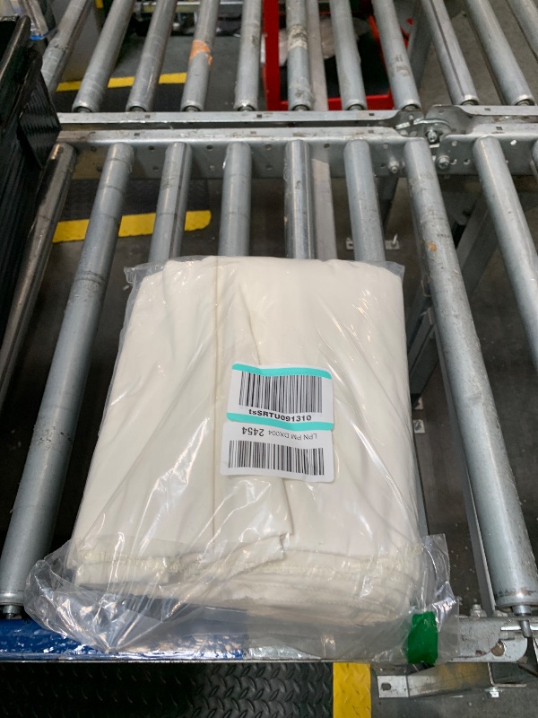 Photo 1 of 1 Panel Ivory Ceiling Drapes for Wedding Ceiling Drapes 5ftx30ft Wedding Arch Draping Fabric Premium Polyester Ceiling Drapery Draping Decorations for Party Ceremony Stage Swag