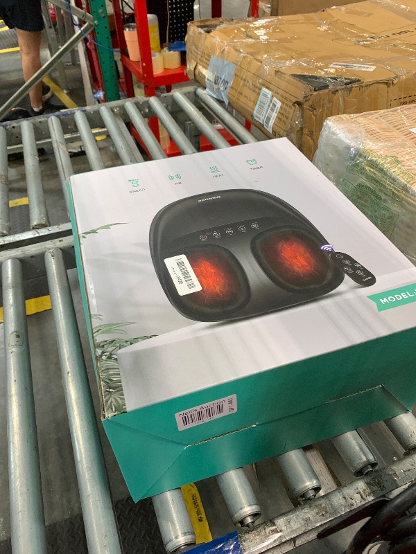 Photo 1 of KNQZE Foot Massager Machine with Heat, Shiatsu Deep Kneading Foot Massager with Remote, Compression, Multi-Massage Modes, Auto-Off Timers, Gifts for Women Men, FSA or HSA Eligible