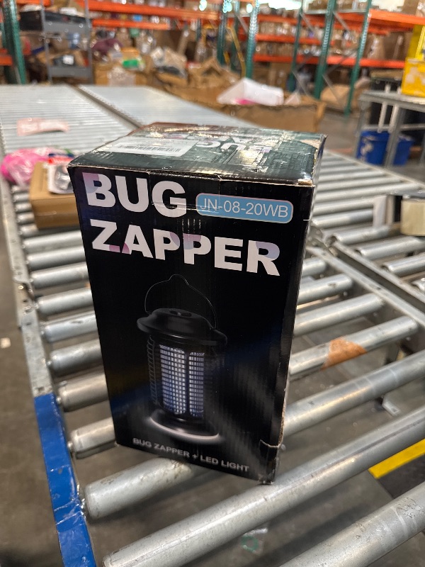 Photo 1 of AMUFER Bug Zapper Outdoor & Indoor, Upgraded 18W Exclusive Blue-Violet Light with 2W LED Lamp, 100% Increase in Mosquito Control Effect, Coverage of 1/2-1 Acre, Fly Zapper for Patio, Backyard, Home