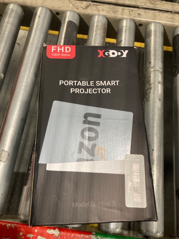 Photo 1 of Smart Mini Projector XGODY Gimbal5 Android 11 Full HD Projector Native 1080P 4K Support 5G WiFi 6 Bluetooth 5.0 Home Movie Projector Electric Focu Auto Keystone 180 Rotating For PC/Lap/PS5 Dull Black