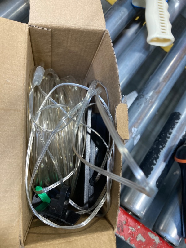 Photo 1 of 200 LED Solar Rope Lights Outdoor, 72FT Solar String Lights Indoor Waterproof Solar Powered Trampoline Light Clear Tube Pool Light for Camping Fence Yard Walkway Path Garden Outside Decor?White