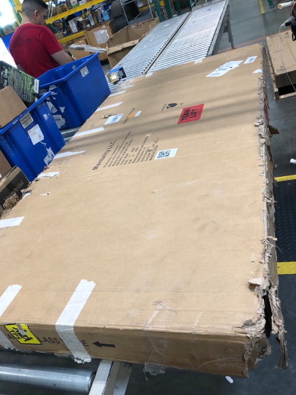 Photo 1 of Trifold Mirror Full Length, 3 Way Mirror Full Length, Tri Fold, Three Way, Full Body, Oversized, Extra Large, XL, Big Tall, Huge, Wide, Floor Standing, for Bedroom, Living Room, Black, 71 x 65 Inch