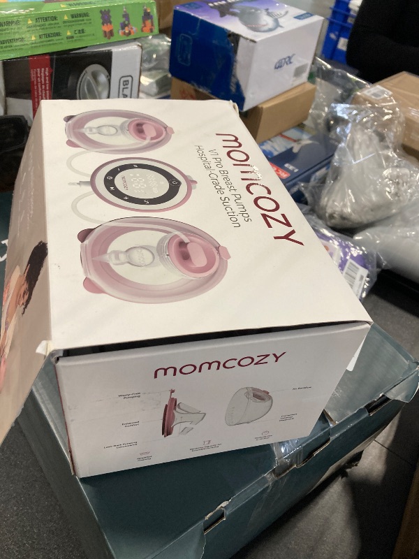 Photo 1 of ***missing parts**
Momcozy Breast Pump V1 Pro Hospital-Grade, Upgraded Electric Pump with 3 Fine-Tuned Rhythms, Hands-Free & Portable Wearable Pump, 3 Modes|15 Levels, Come with Leak-Proof DoubleFit Flange