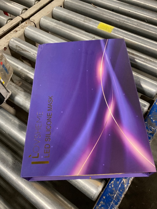 Photo 1 of Lovsheme Red Light Therapy for Face, LED Face Mask Light Therapy, Red Light Therapy Mask for Acne, Wrinkles and Skin Rejuvenation, 320 LEDs, 3 Modes, 10-Min Auto Off, Eye Protection Included