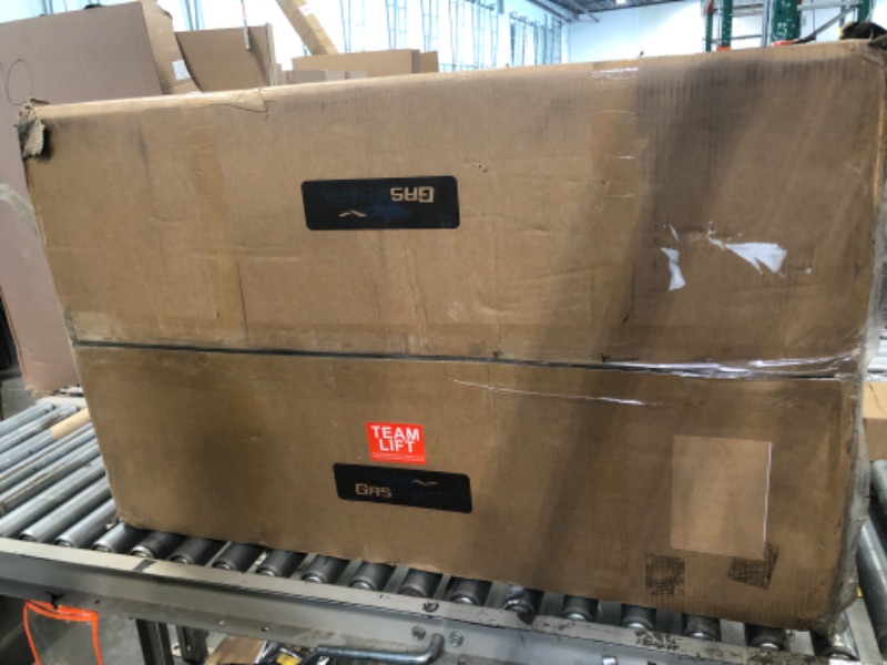 Photo 1 of ***USED*** Gas Shark Deep Fryer and Griddle Cart | 20" Griddle | 30 lb 3.5 Gallon Single Tank Deep Fryer | 2 Fryer Baskets | Serving Shelf | Outdoor Propane | Stainless Steel | Portable for Commercial & Home Use