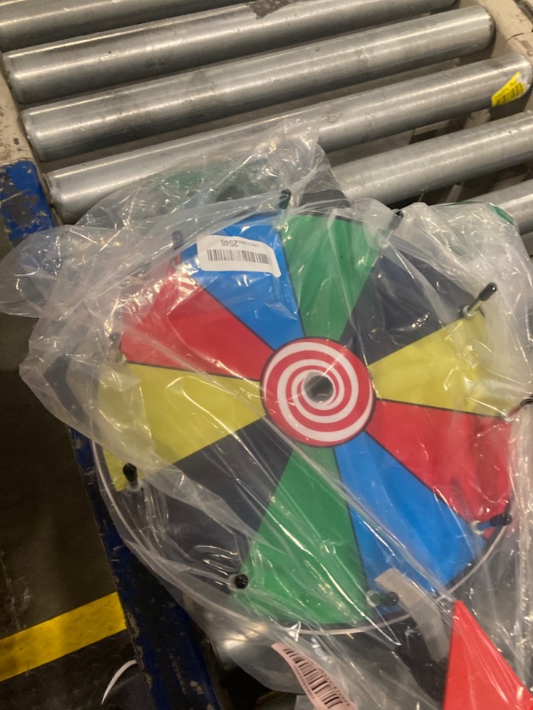 Photo 1 of 12 Inch Heavy Duty Spinning Prize Wheel - 10 Slots Color Tabletop Roulette Spinner of Fortune Spin The with Dry Erase Marker and Eraser Win Game for Trade Show, Carnival