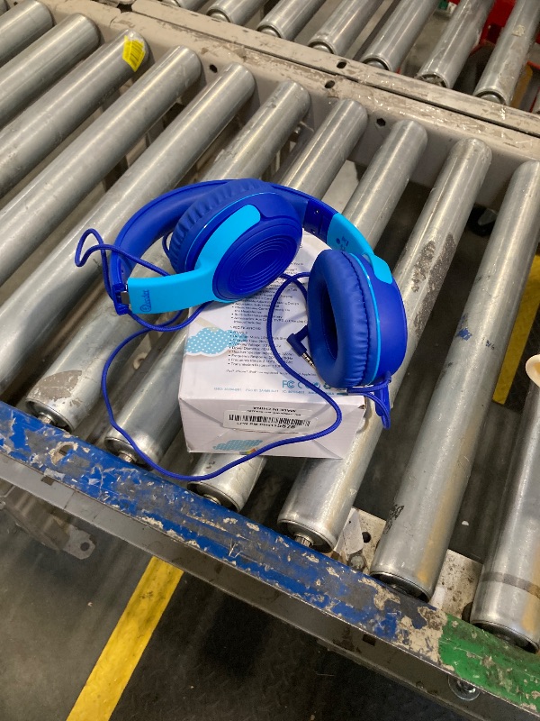 Photo 1 of *SIMILAR ITEM** Kids Headphones Bluetooth 5.3 Wireless 60H Play Time Volume Limit 85/110dB Over Ear Foldable Protection Headset/Wired AUX Cord Mic for Children Boy Girl Travel School Phone Pad Tablet **blue**
