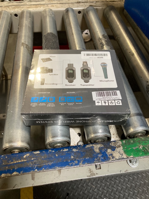 Photo 1 of Wireless XLR Transmitter & Receiver: UHF Wireless Microphone System for 262ft Range, 8-Hours Battery, Wireless Microphone Adapter for Condenser/Dynamic Mics, Mixers, PA System, Guitar
**ITEM COMPLETELY FACTORY SEALED AS SHOWN I ALL PHOTOS**