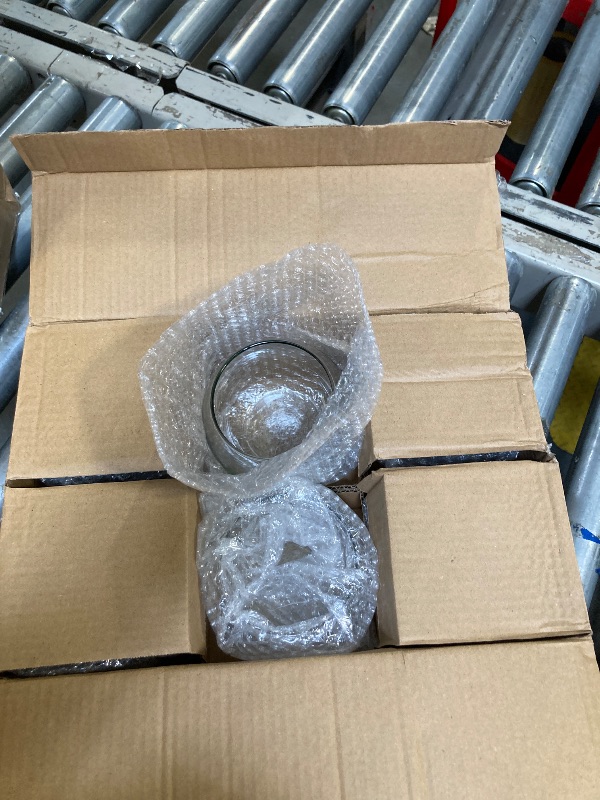 Photo 1 of 12 Pcs Fish Bowl Vase Glass Bubble Bowl Globe Glass Clear Bubble Vase Round Terrarium Goldfish Globe Flower Centerpiece for Weddings Events Arrangements Office Home, 3.3x2.8x3.5 inch