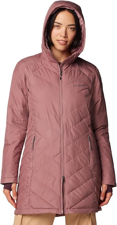 Photo 1 of Womens Heavenly Long Hooded Puffer Jacket, M [Similar but not same]
